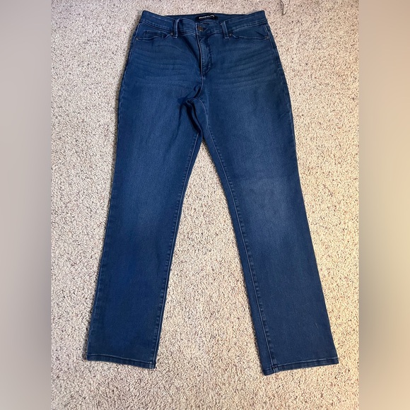 Bandolino High Rise Dark Blue Jeans - Picture 3 of 5